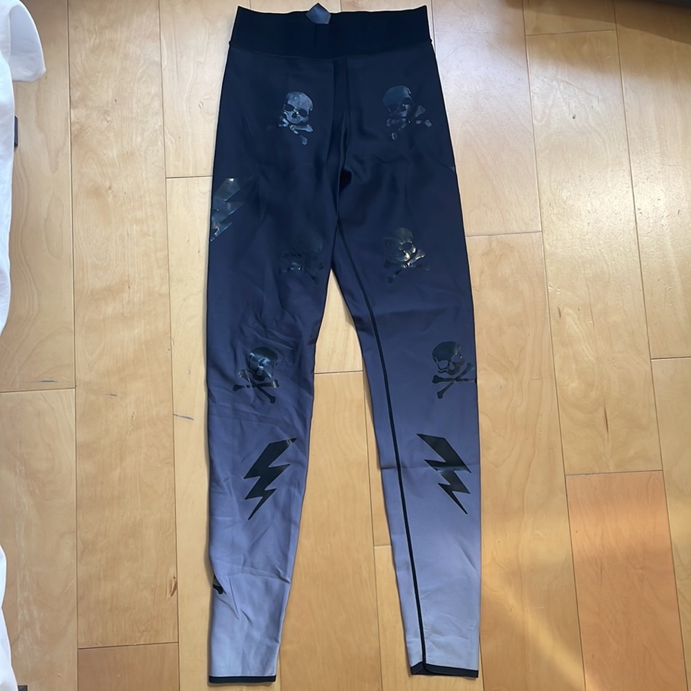 Ultracor x SoulCycle Skull & Lightning Bolt Ombré Leggings